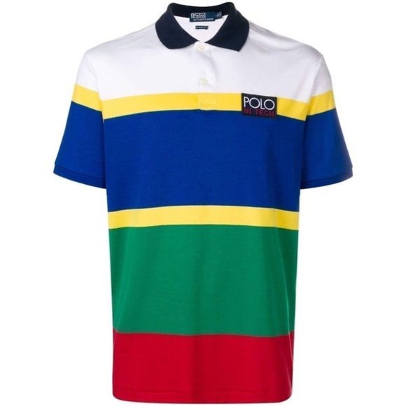 Polo Ralph Lauren Other - Polo Ralph Lauren Polo Shirt Mens Large Multi Stripe Classic  High Tech Soft